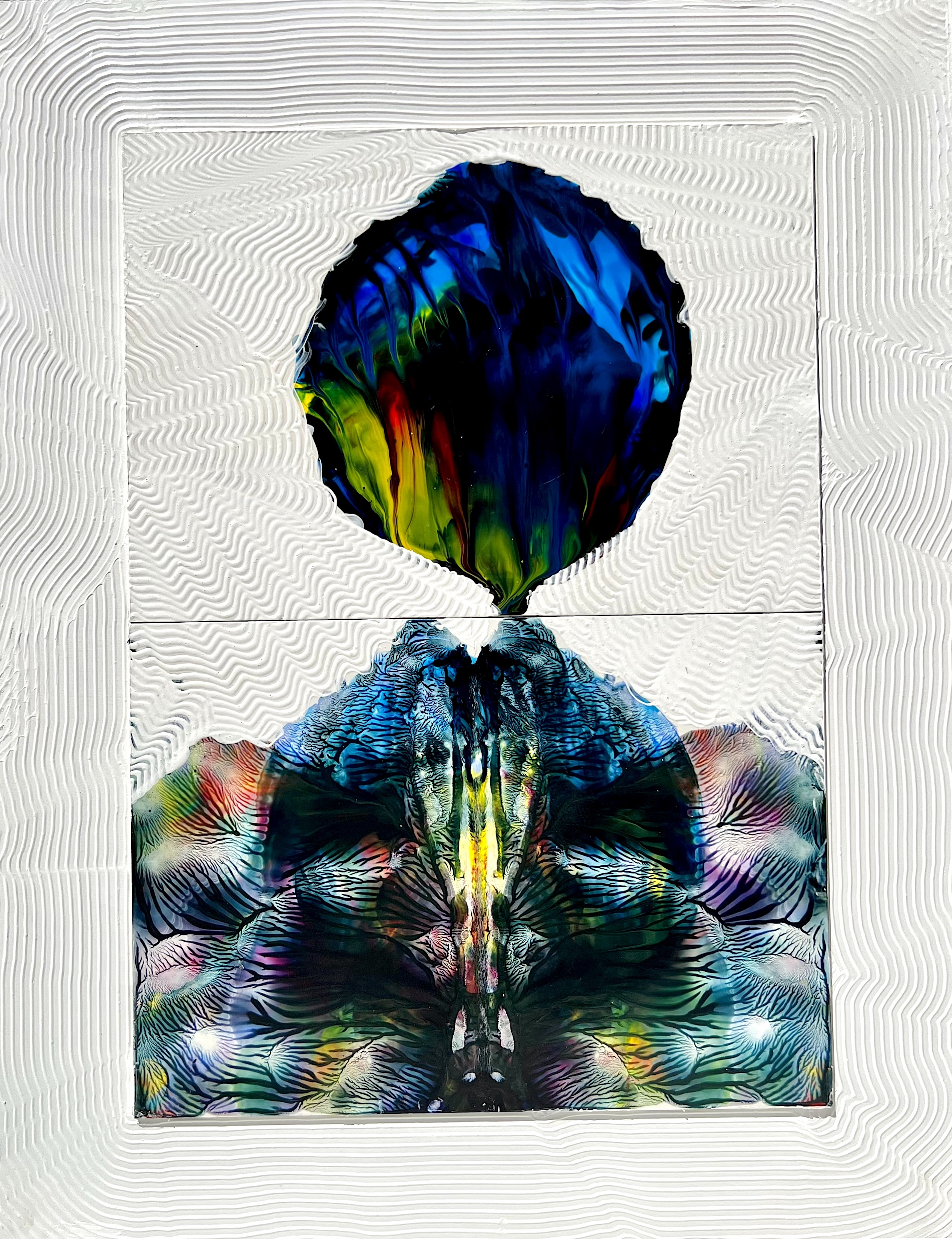 Duralit Üzerine Akrilik 35x50cm Uçan Balon 2024